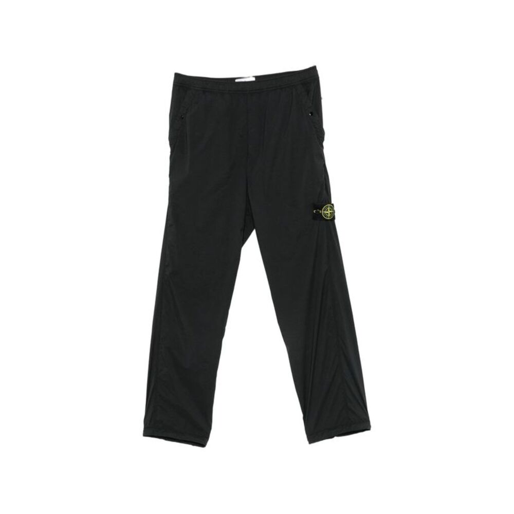 Stone Island Black Trousers - Track Pants Men